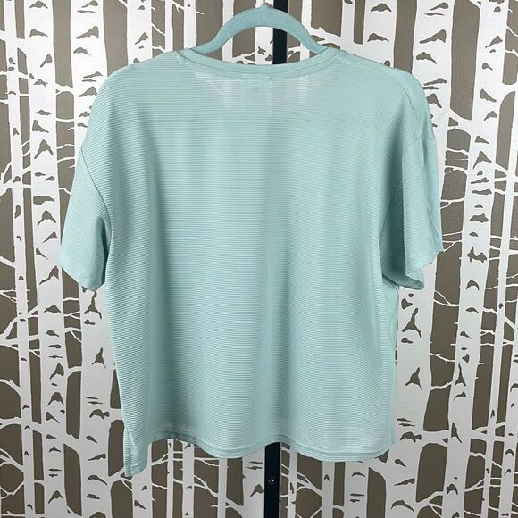 Adidas Split Sleeve Semi-Sheer Back T-Shirt sz S - Picture 4 of 9